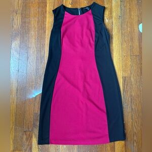 Pink and Black Colorblock Mossimo Target Dress Size Large